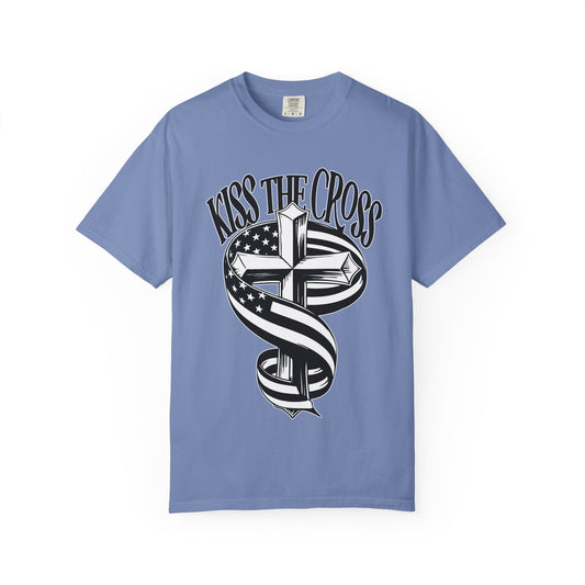 KTC: American Flag Wrapped Cross T-Shirt