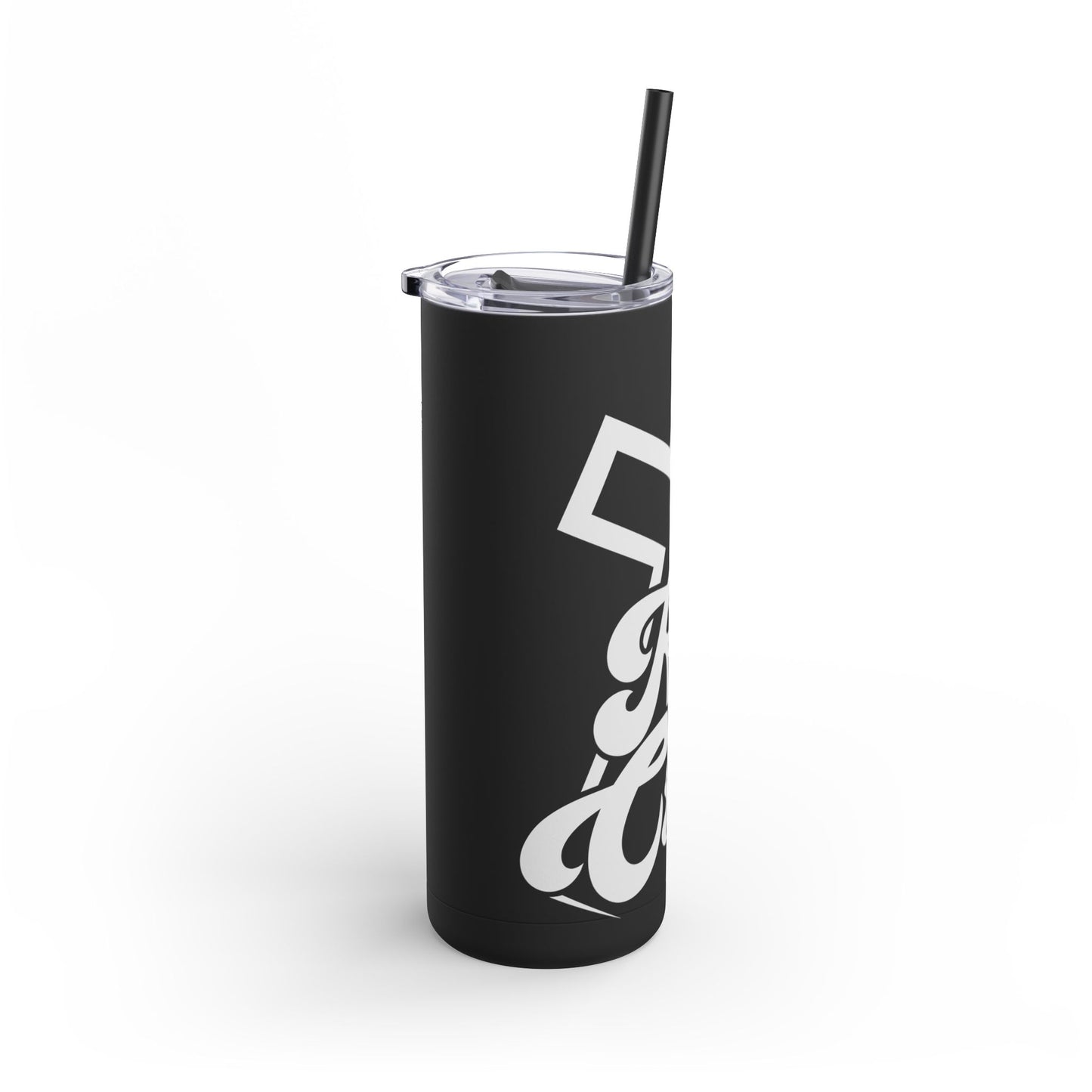 Kiss The Cross - Stylish Matte Tumbler - for hot and cold drinks.