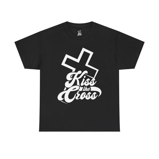 Kiss the Cross - Faith-Inspired Unisex Tee