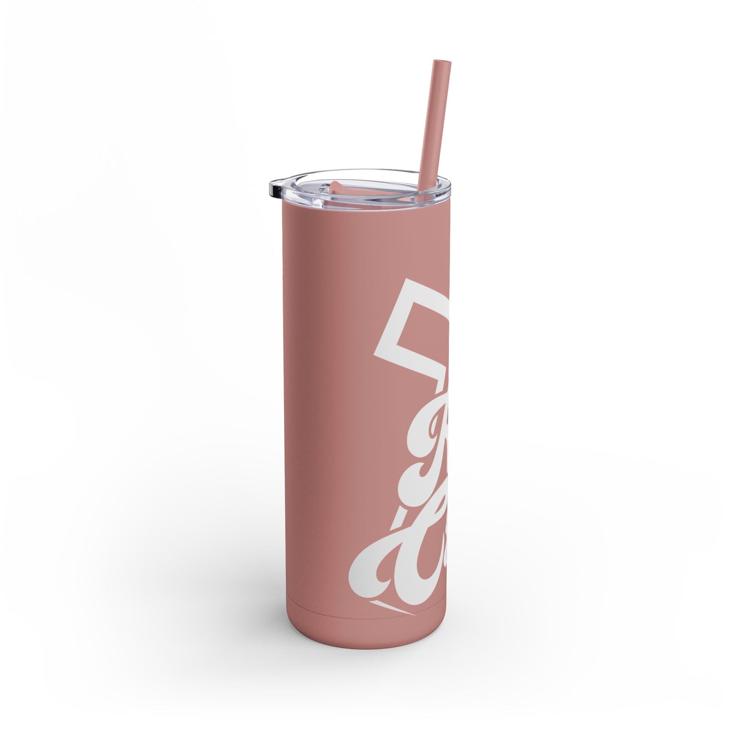 Kiss The Cross - Stylish Matte Tumbler - for hot and cold drinks.