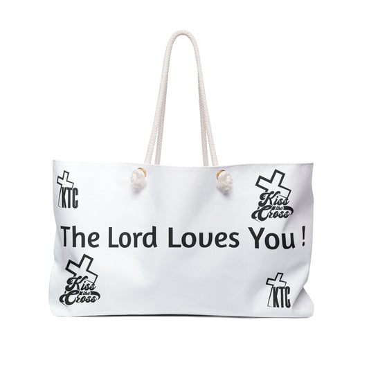 Kiss The Cross  - 'The Lord Loves You!' Weekender Bag