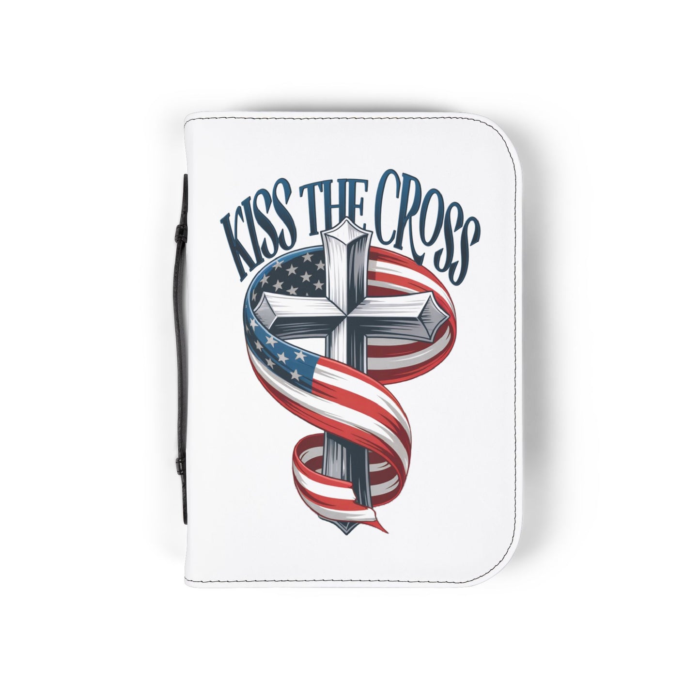 Patriotic Bible Cover, Christian Journal Case, Religious Organizer, Faith Shield, Inspirational Gifts