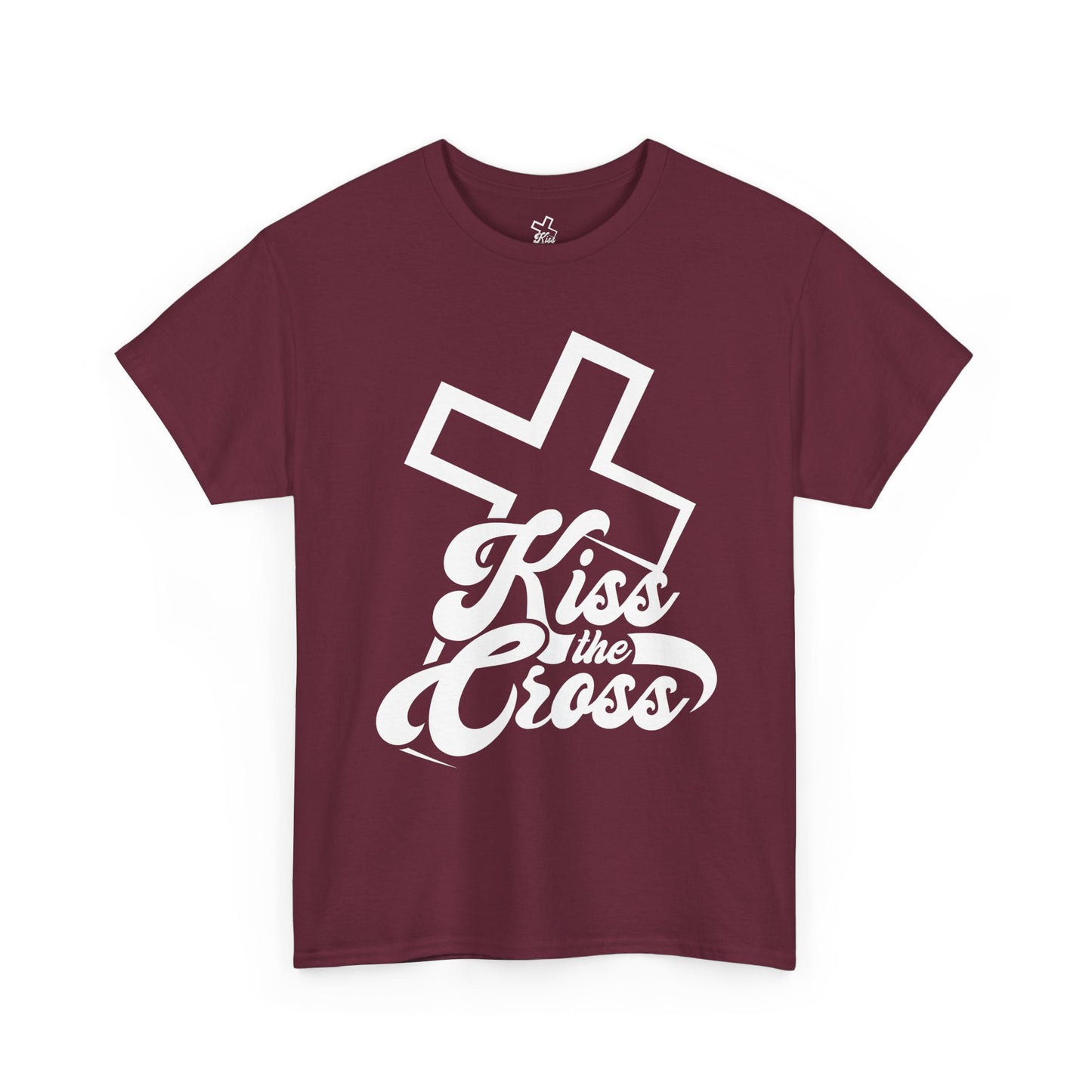 Kiss the Cross - Faith-Inspired Unisex Tee