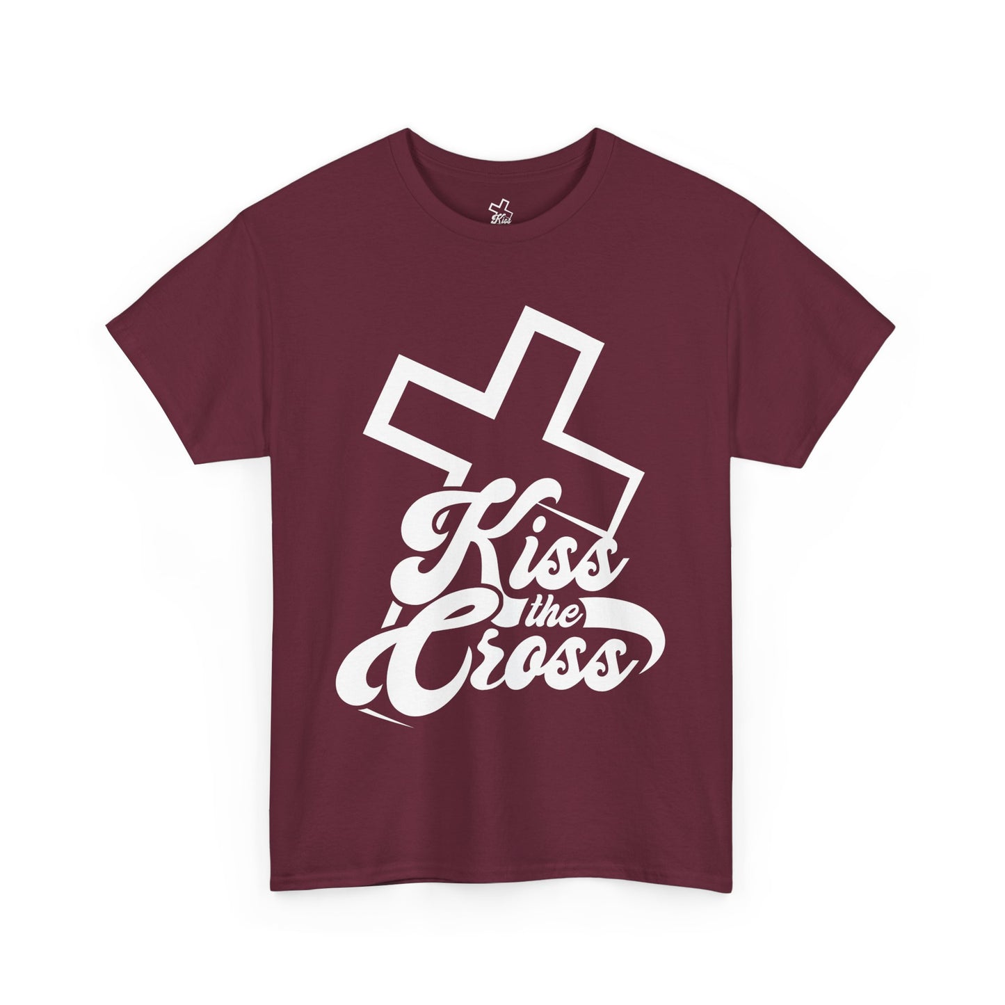 Kiss the Cross - Faith-Inspired Unisex Tee