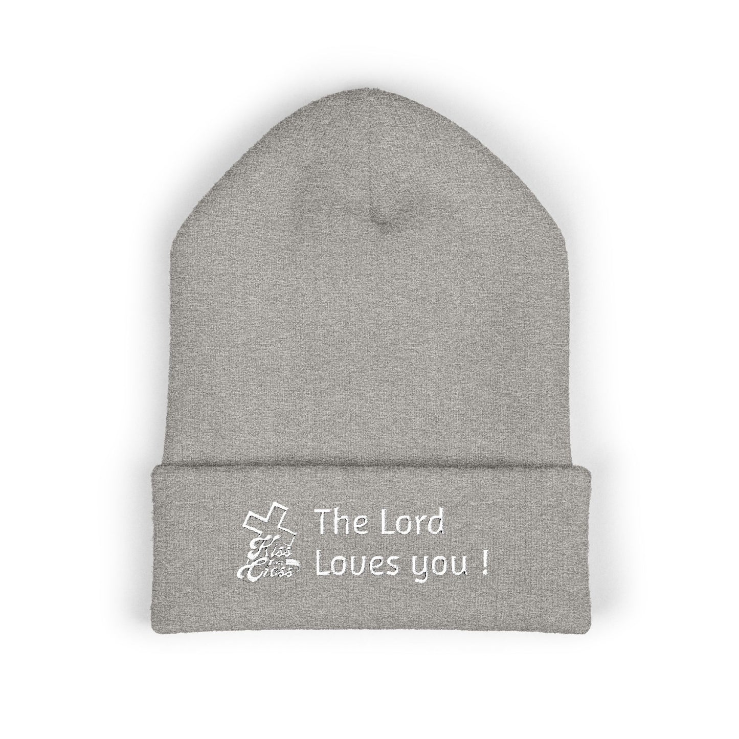 Kiss The Cross- Beanie cap embroidered