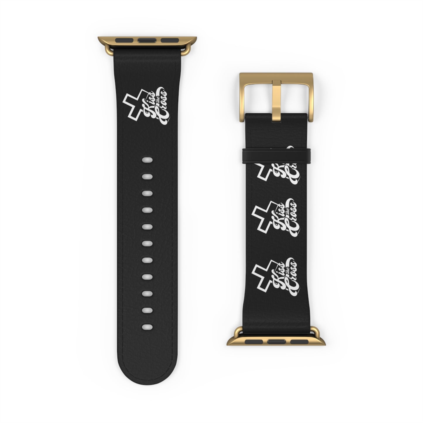 Kiss The Cross - Stylish Watch Band with Trendy Design.