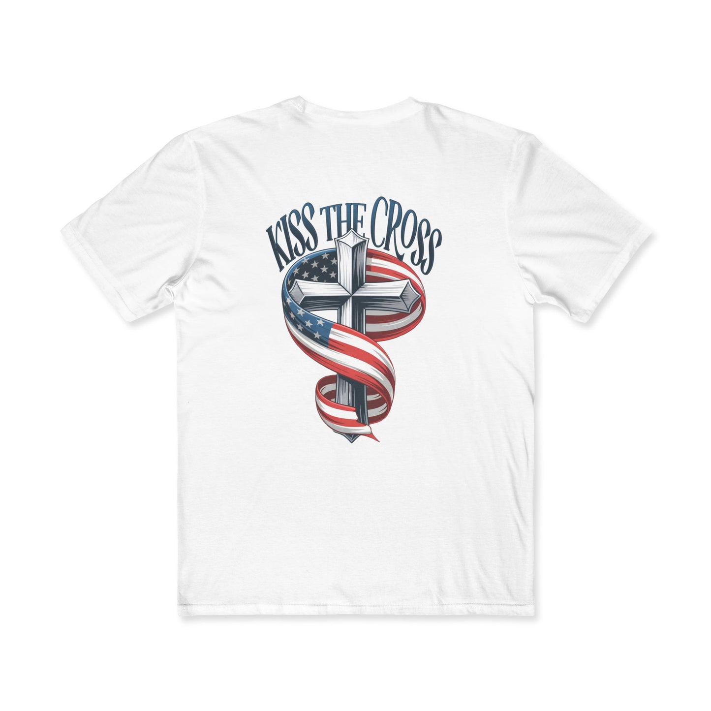 Kiss the Cross Tee — Patriotic Men’s Shirt