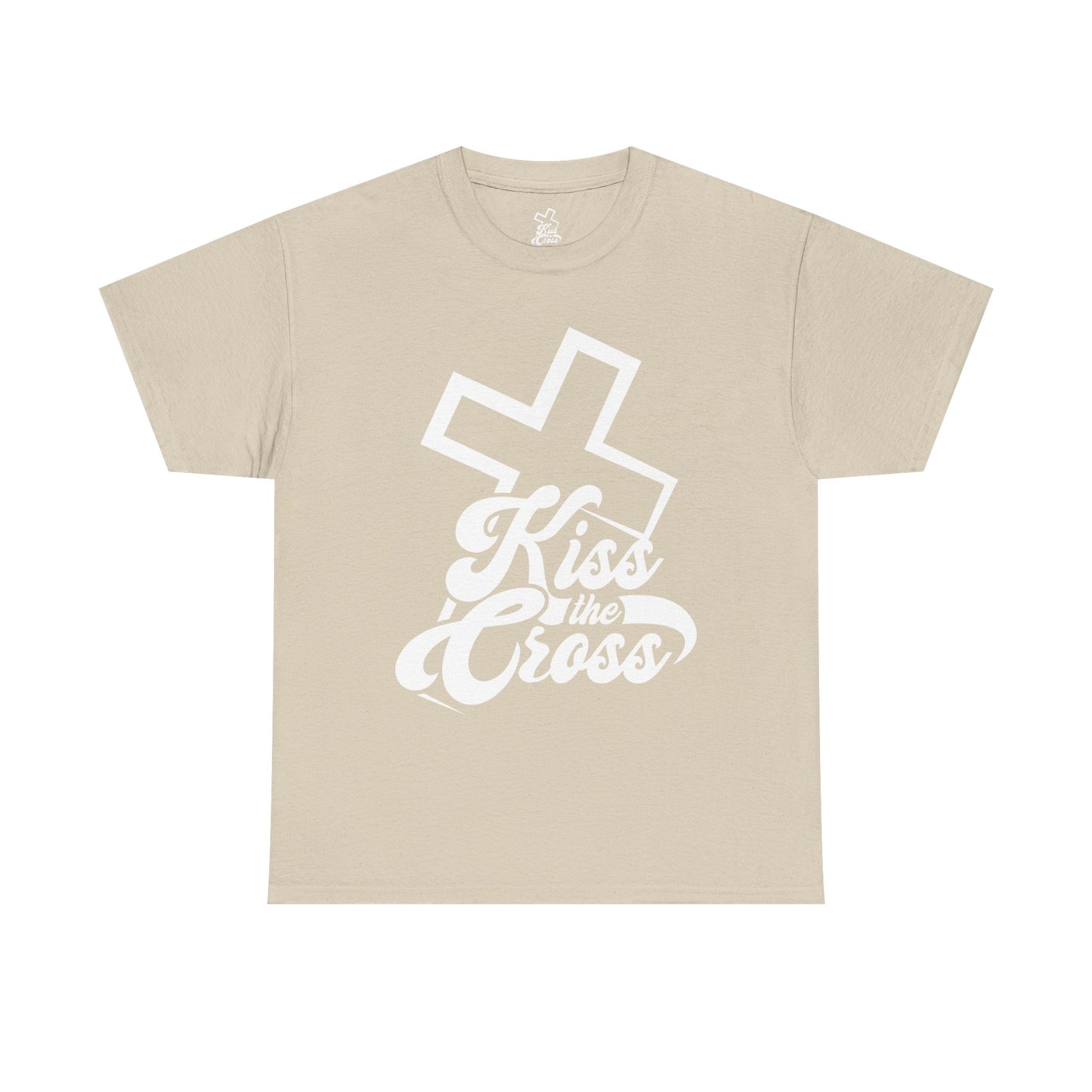 Kiss the Cross - Faith-Inspired Unisex Tee