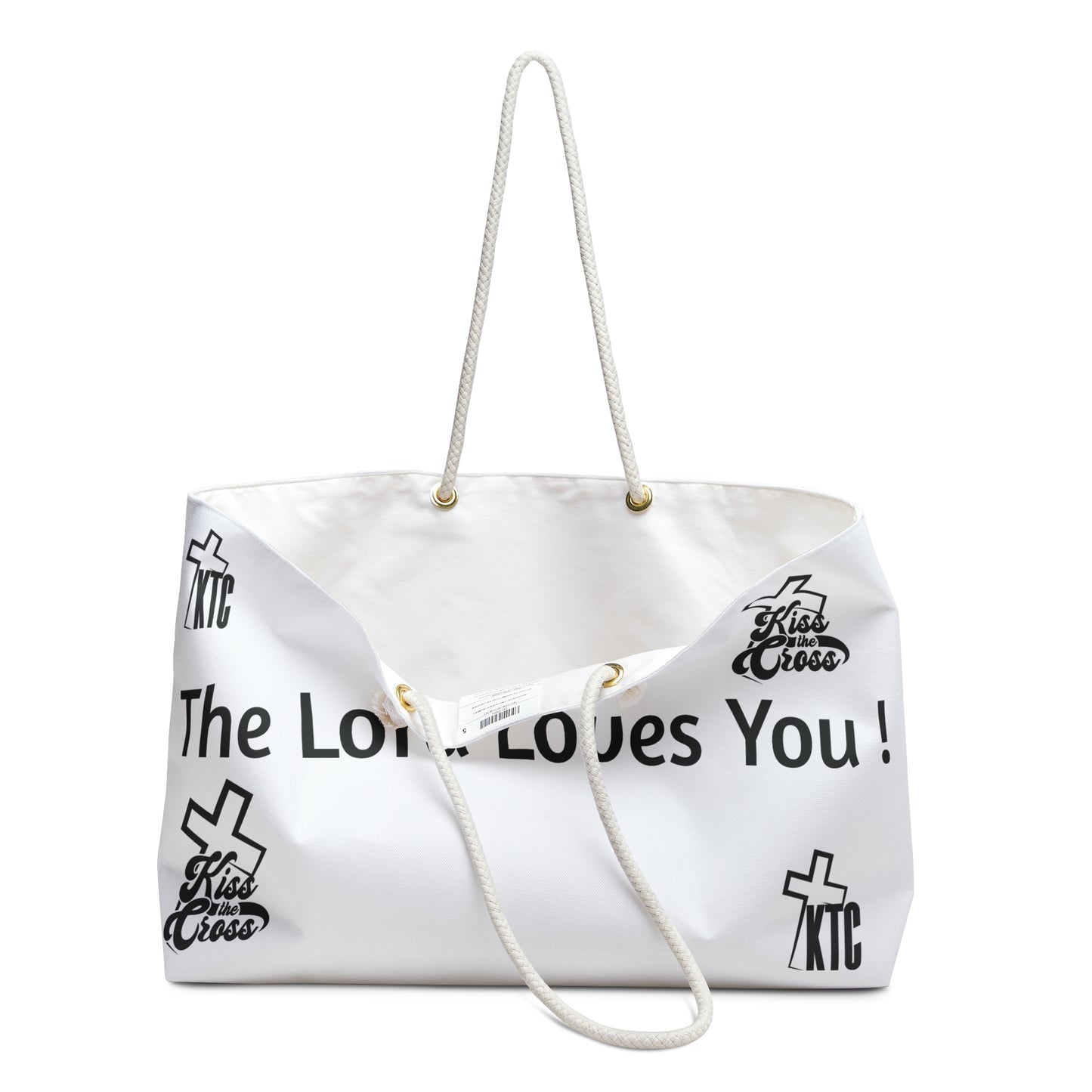 Kiss The Cross  - 'The Lord Loves You!' Weekender Bag