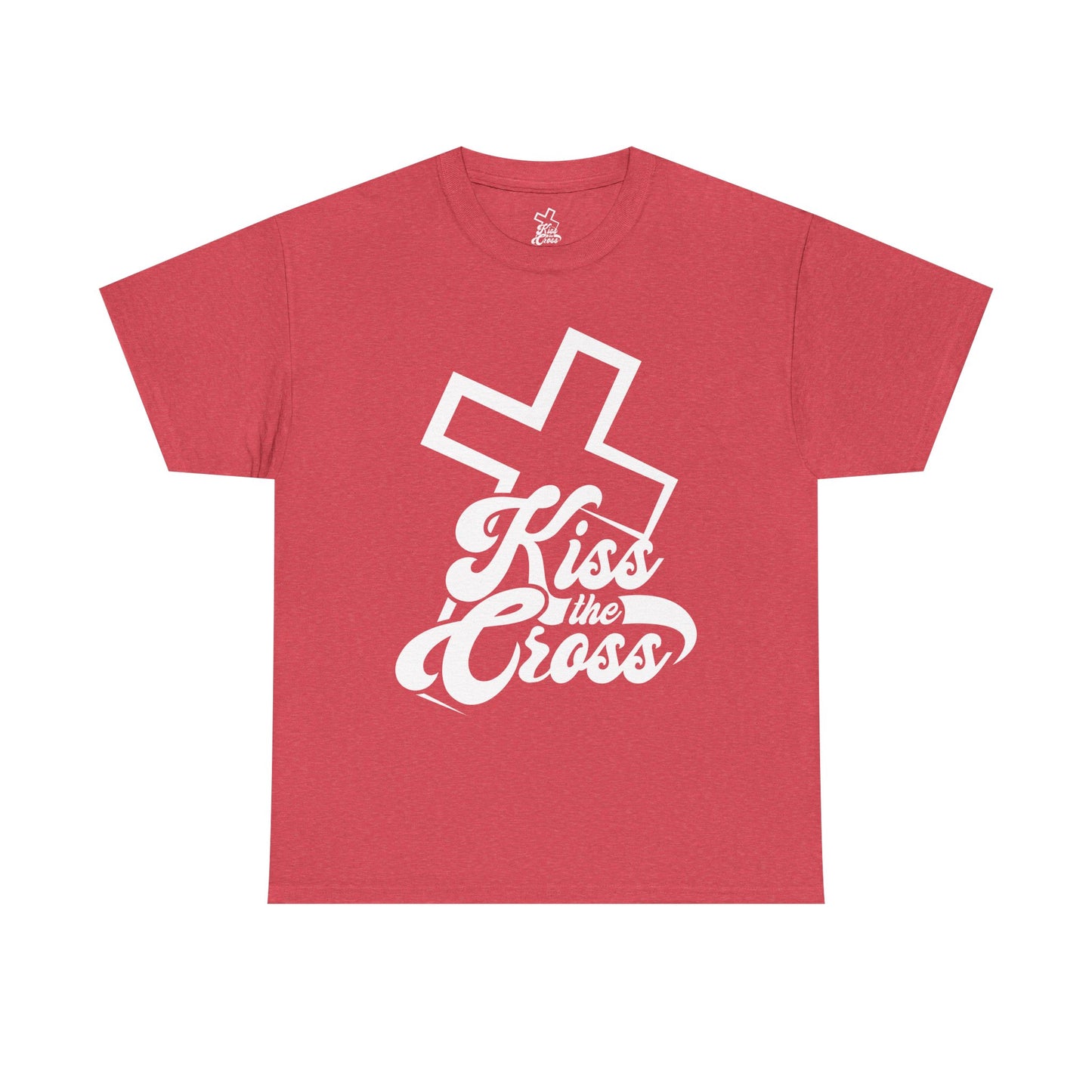 Kiss the Cross - Faith-Inspired Unisex Tee