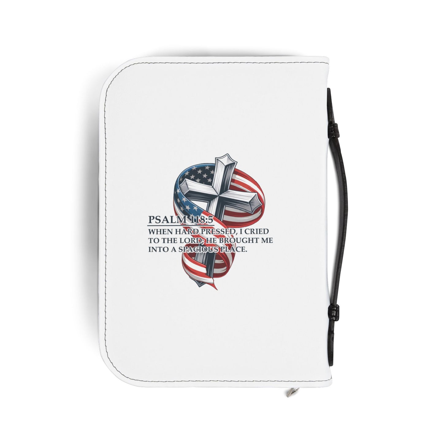 Patriotic Bible Cover, Christian Journal Case, Religious Organizer, Faith Shield, Inspirational Gifts