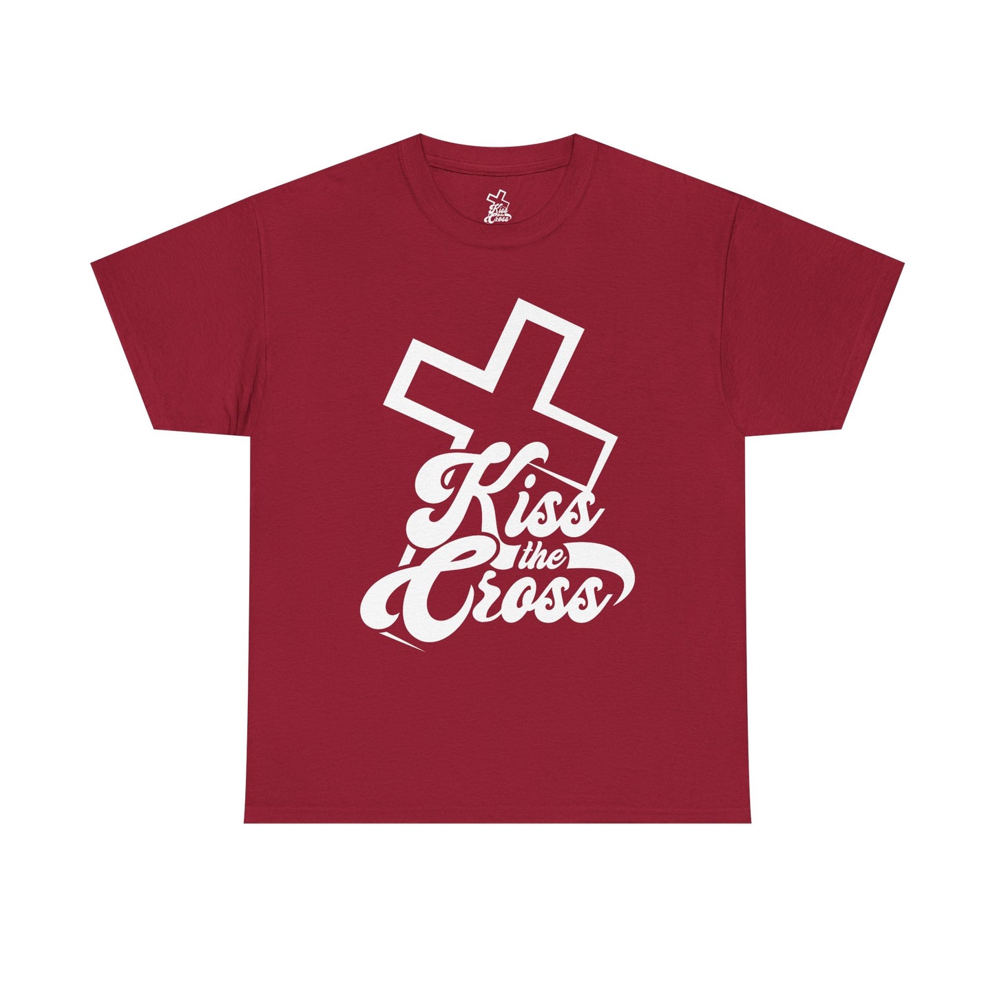 Kiss the Cross - Faith-Inspired Unisex Tee