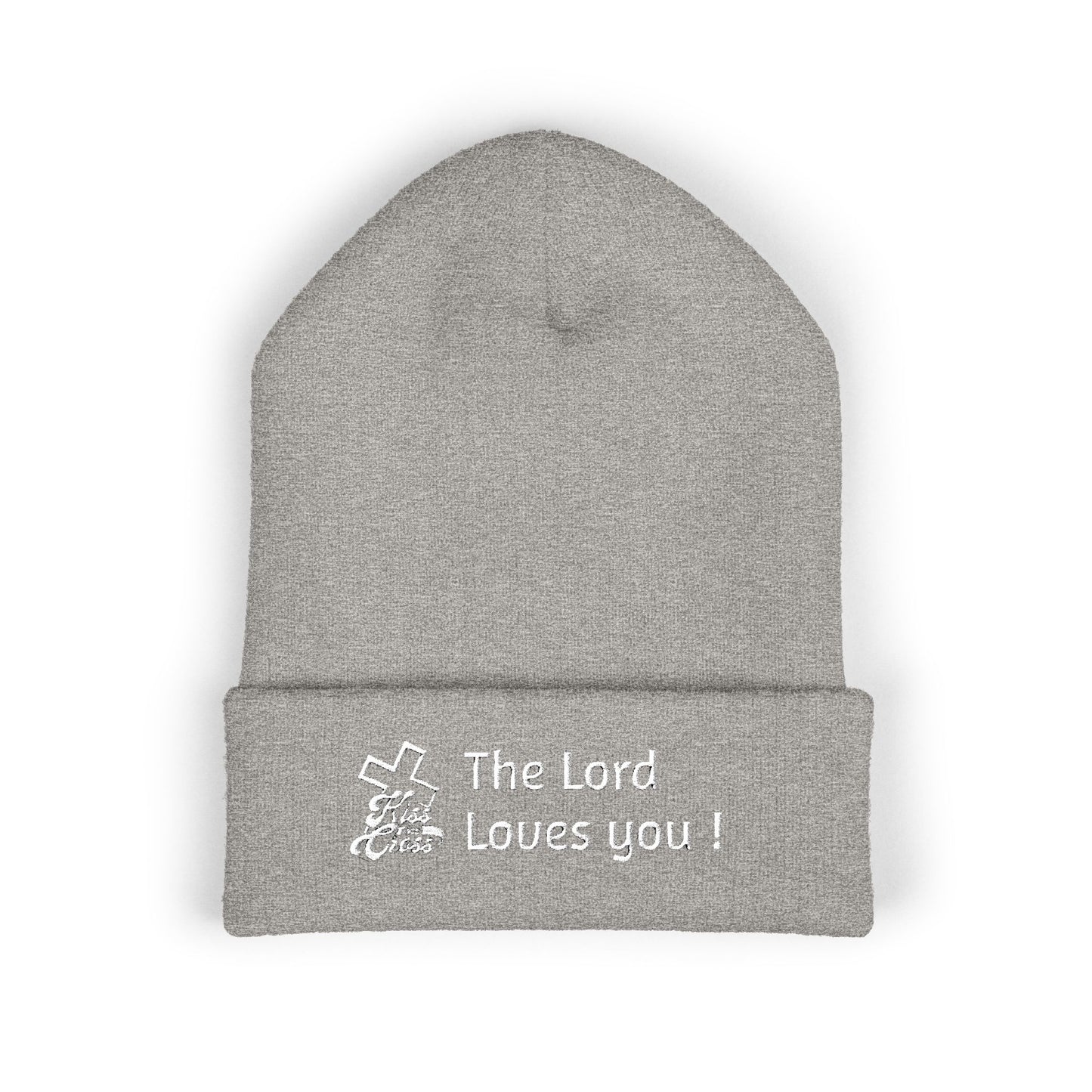 Kiss The Cross- Beanie cap embroidered