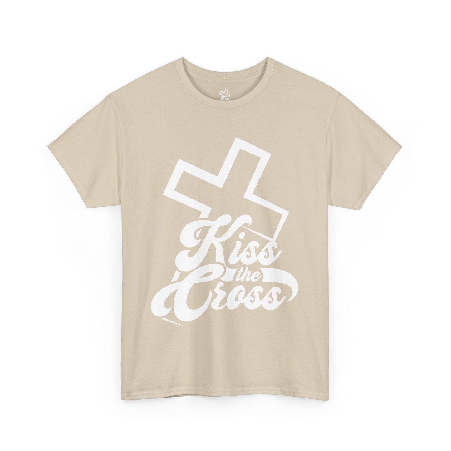 Kiss the Cross - Faith-Inspired Unisex Tee