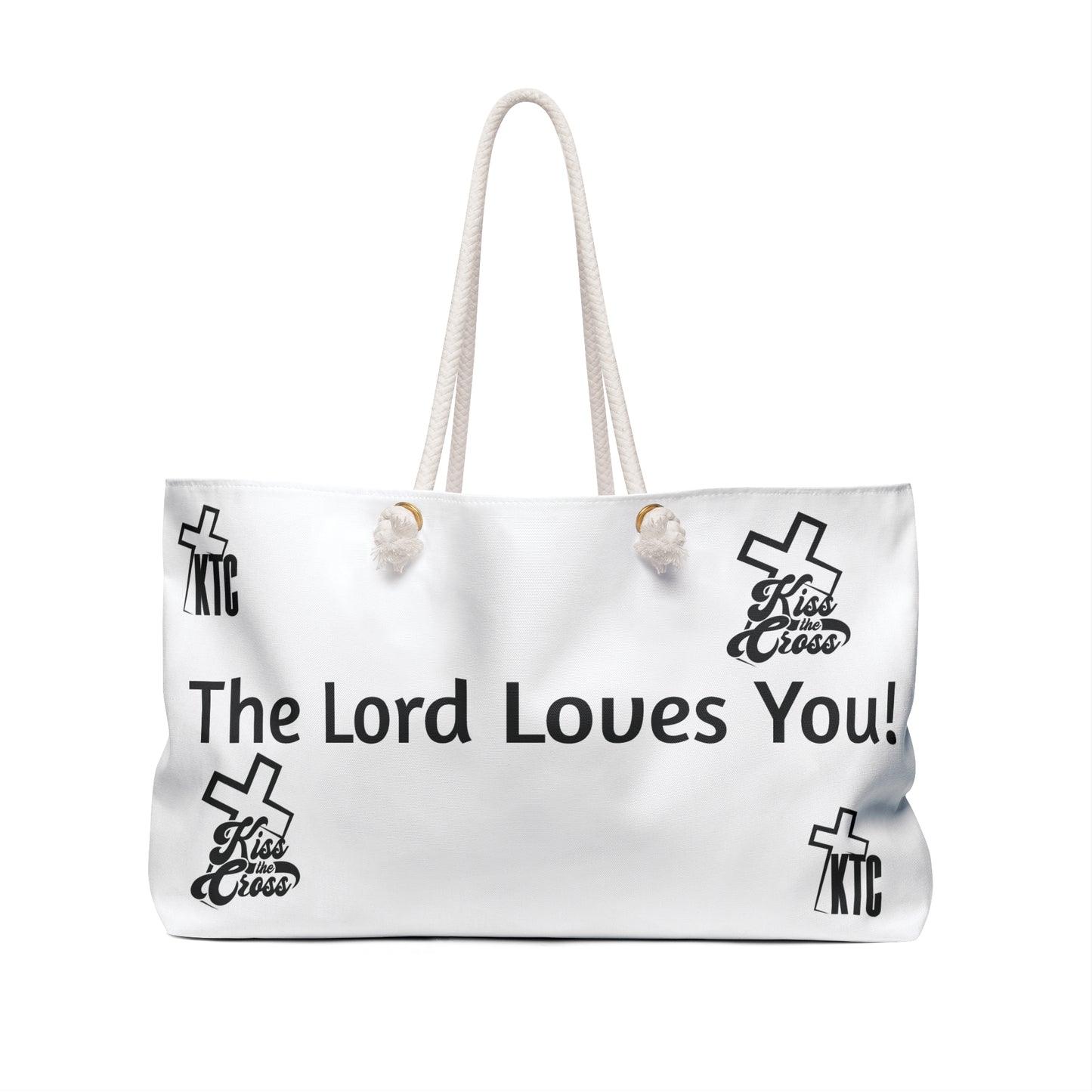 Kiss The Cross  - 'The Lord Loves You!' Weekender Bag