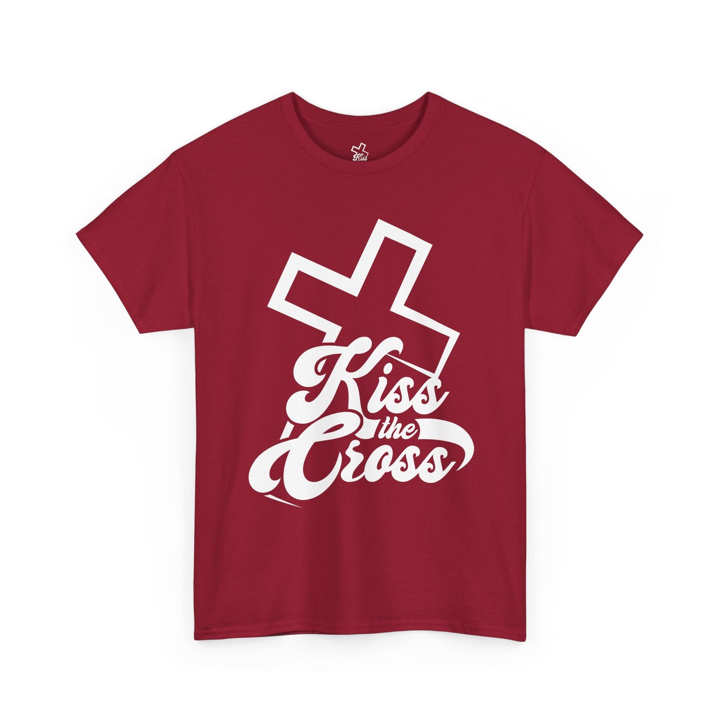 Kiss the Cross - Faith-Inspired Unisex Tee