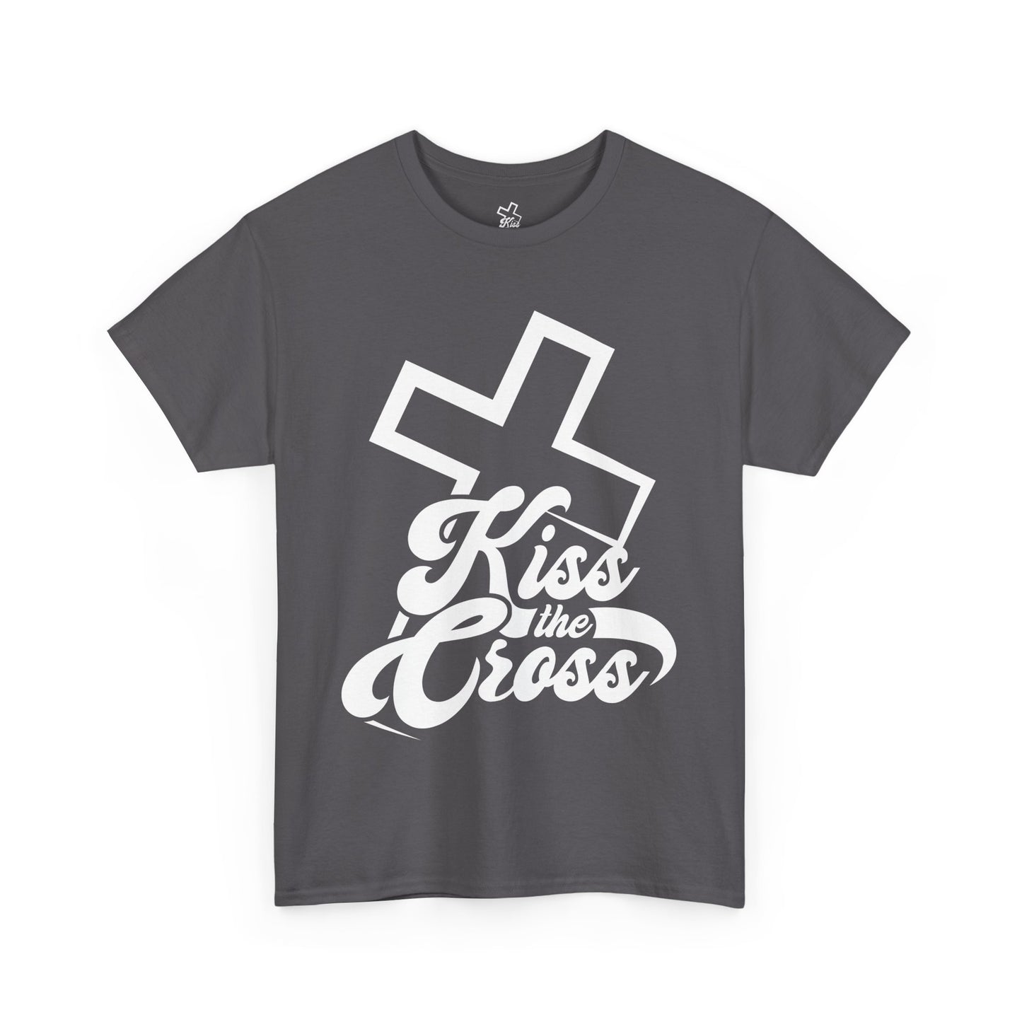 Kiss the Cross - Faith-Inspired Unisex Tee
