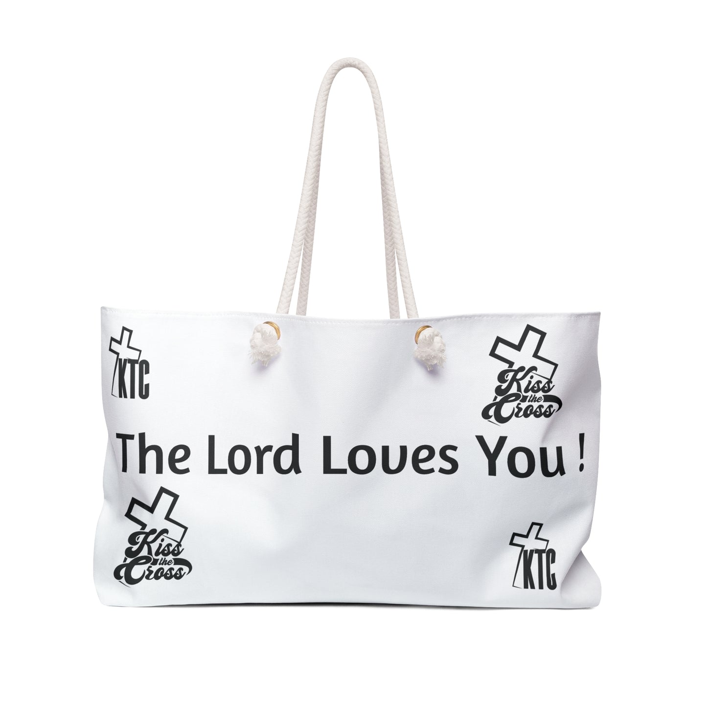 Kiss The Cross  - 'The Lord Loves You!' Weekender Bag