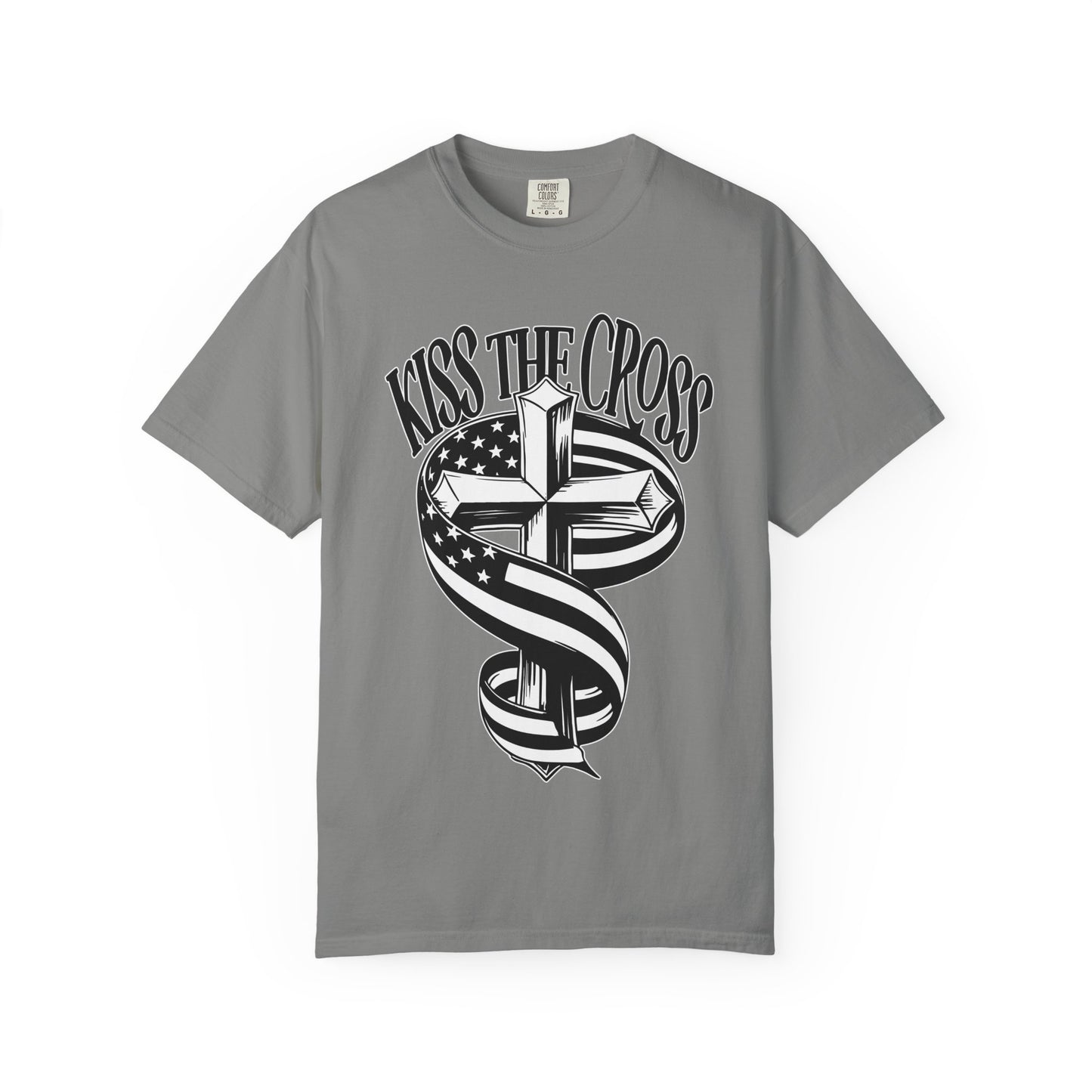 KTC: American Flag Wrapped Cross T-Shirt