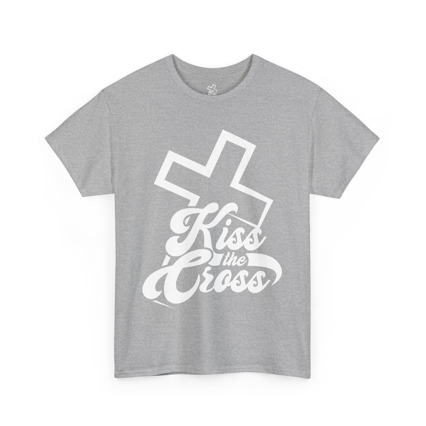 Kiss the Cross - Faith-Inspired Unisex Tee