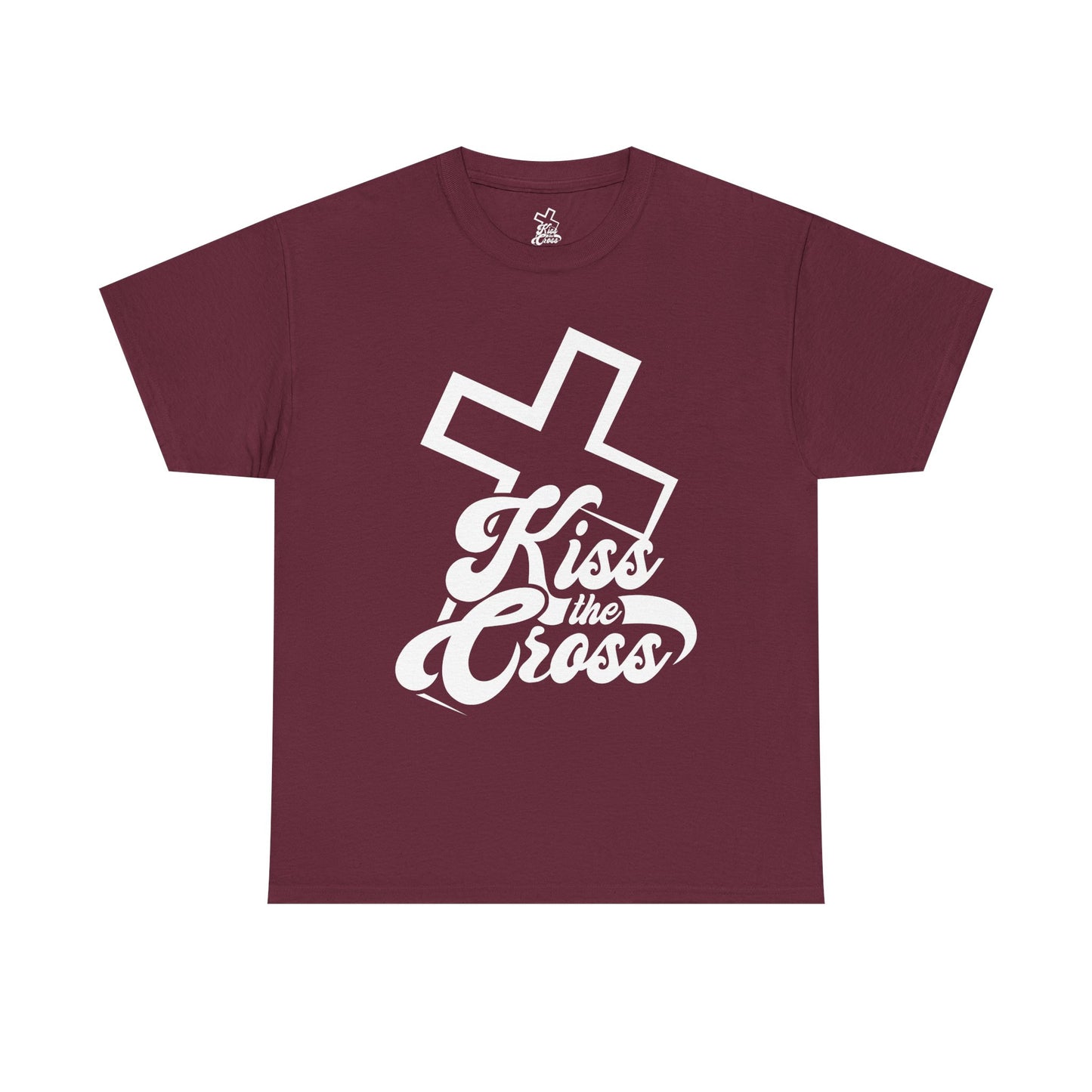 Kiss the Cross - Faith-Inspired Unisex Tee
