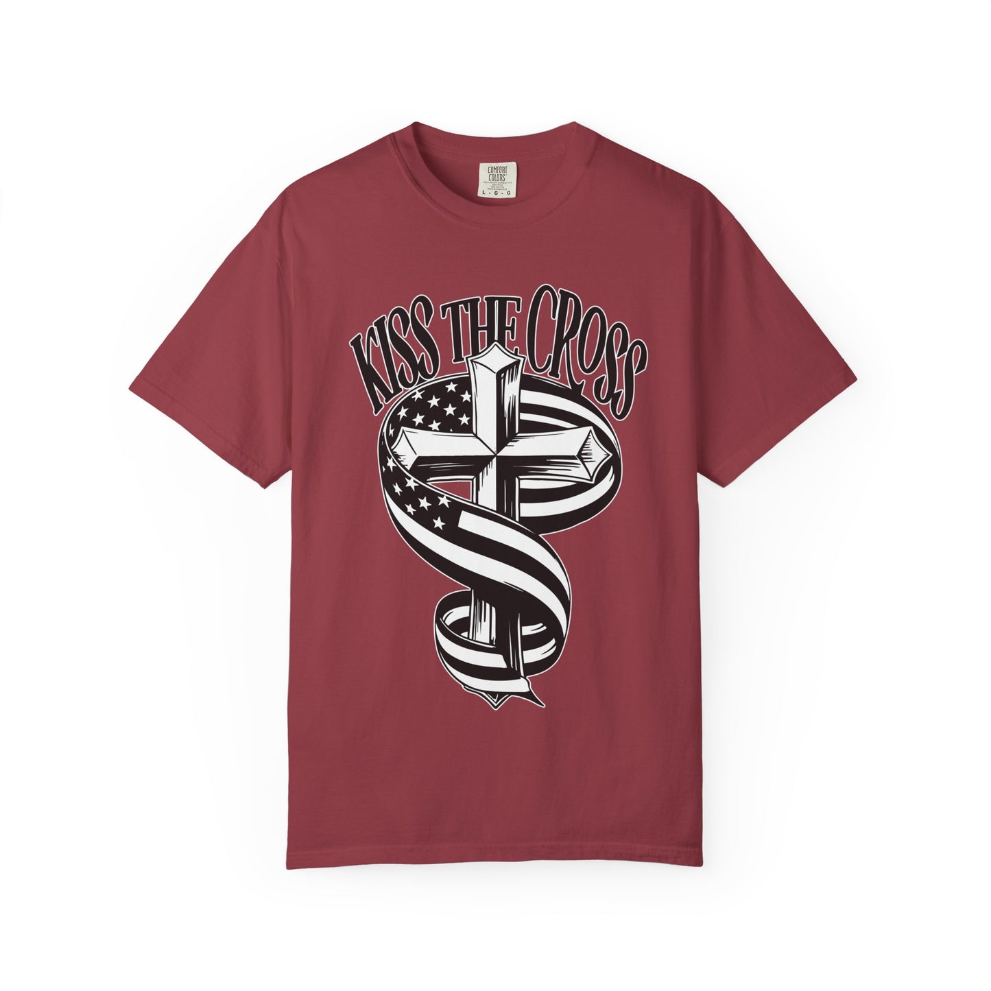 KTC: American Flag Wrapped Cross T-Shirt