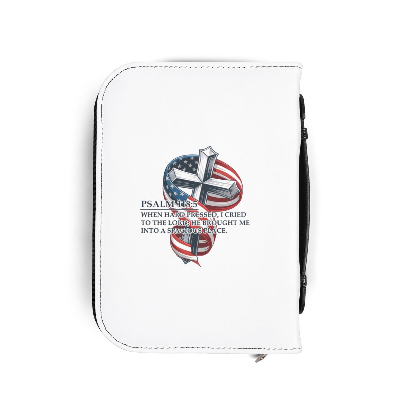 Patriotic Bible Cover, Christian Journal Case, Religious Organizer, Faith Shield, Inspirational Gifts