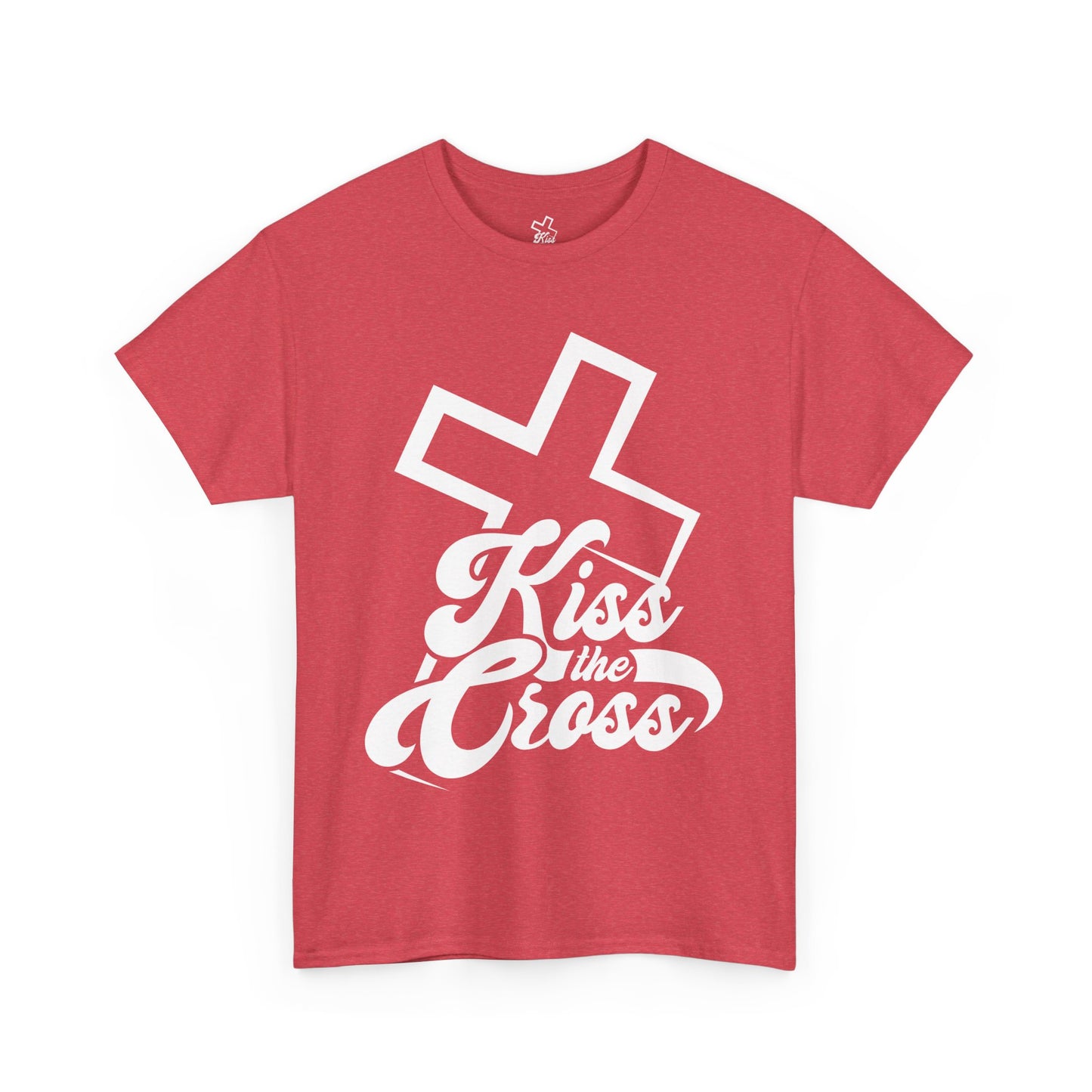 Kiss the Cross - Faith-Inspired Unisex Tee