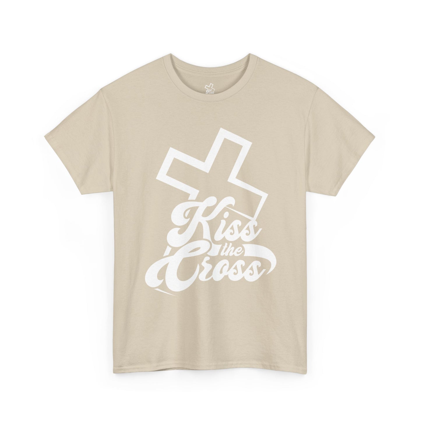 Kiss the Cross - Faith-Inspired Unisex Tee