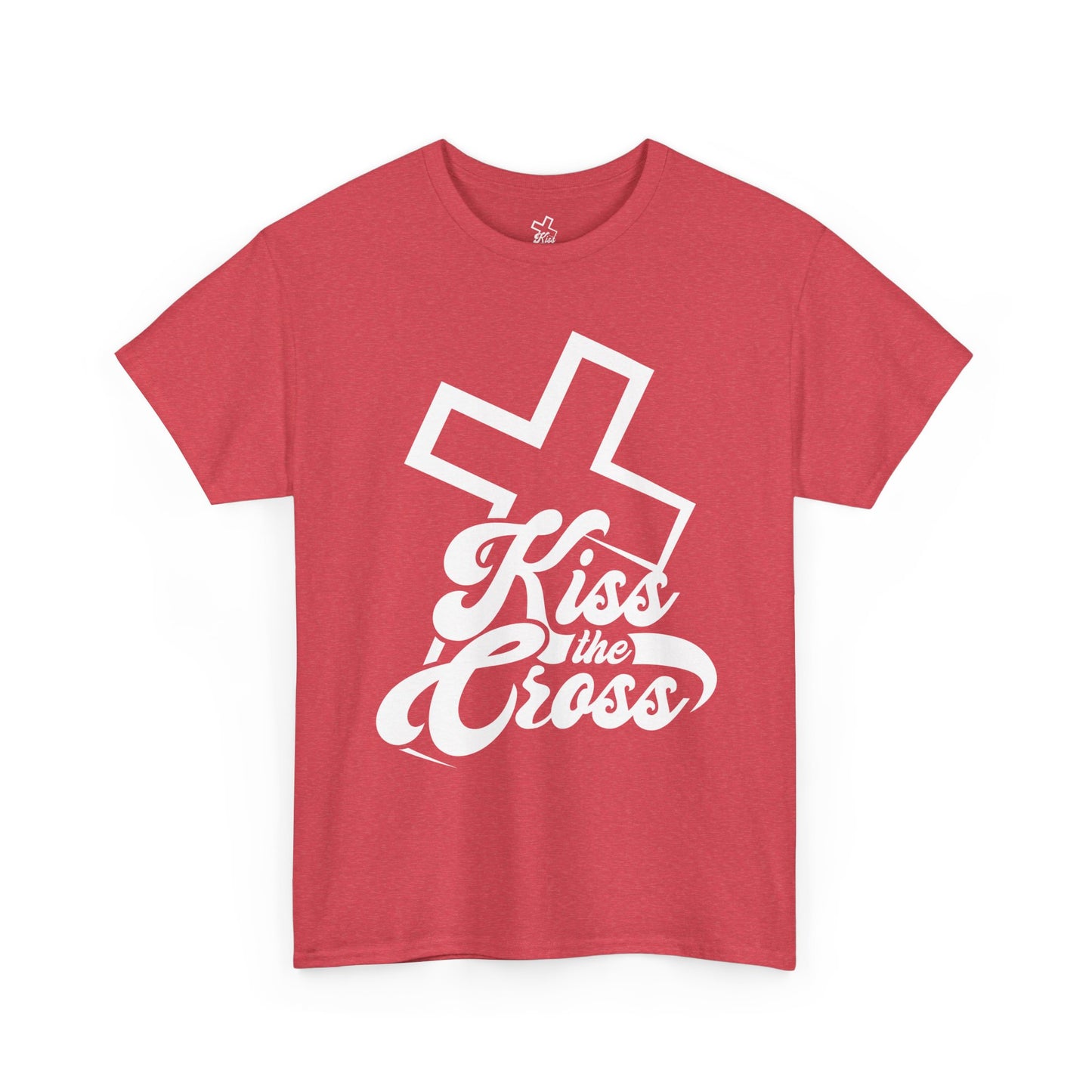 Kiss the Cross - Faith-Inspired Unisex Tee
