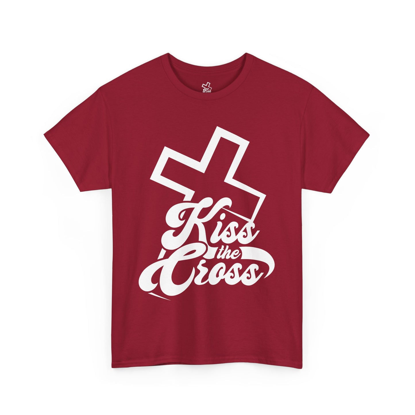 Kiss the Cross - Faith-Inspired Unisex Tee