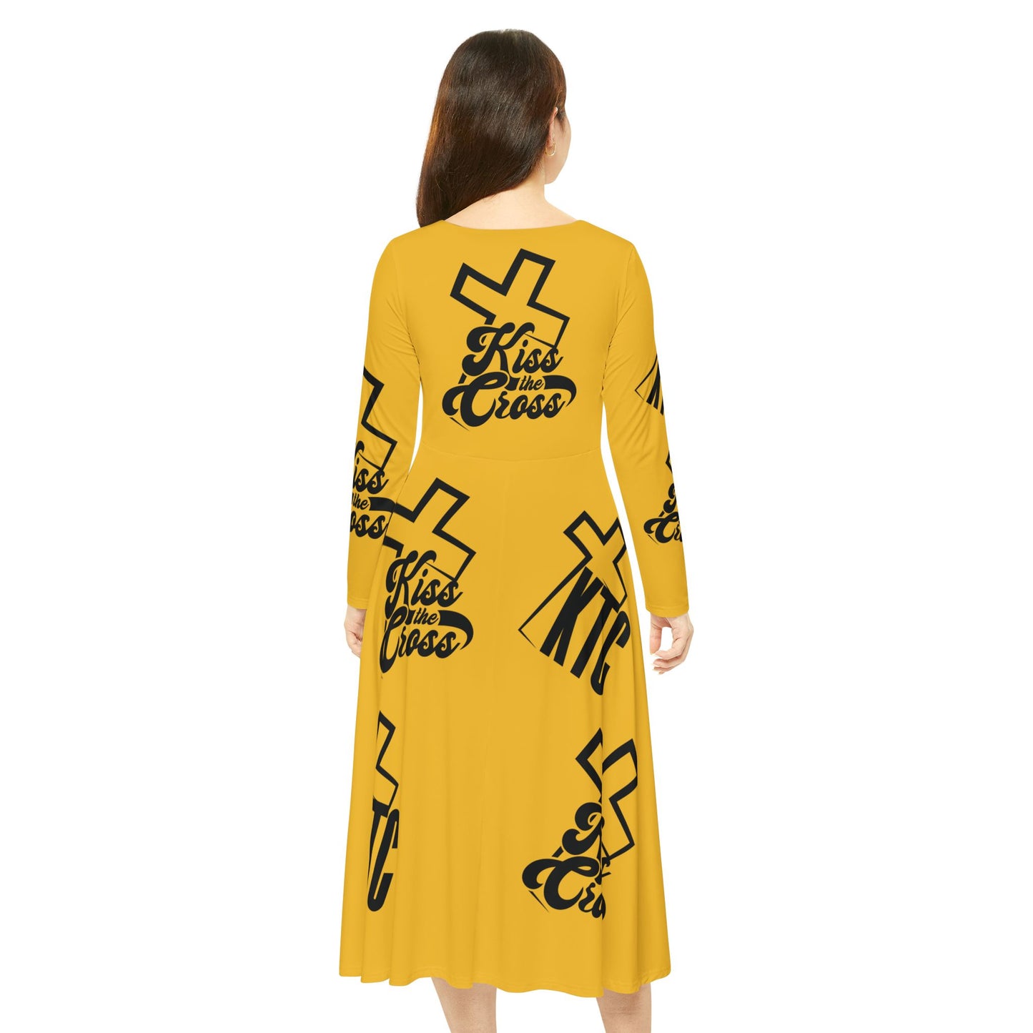Kiss The Cross - Faith based youthful casual wear church dress.